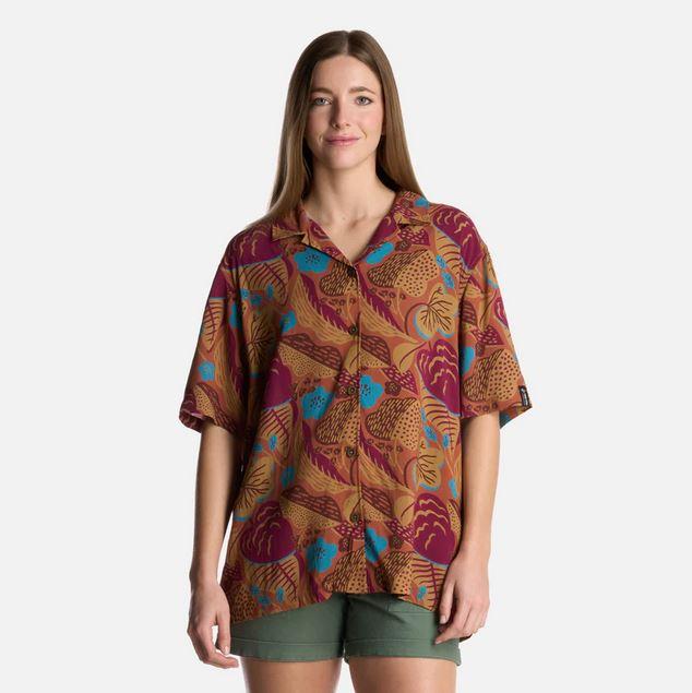 Camisa Mujer Hibiscus - Color: Multicolor