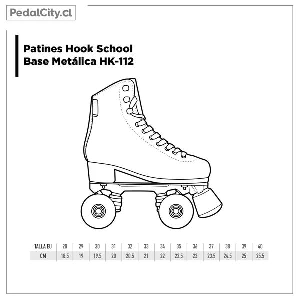 Patines Quad Hook School Base Metálica HK-112 -