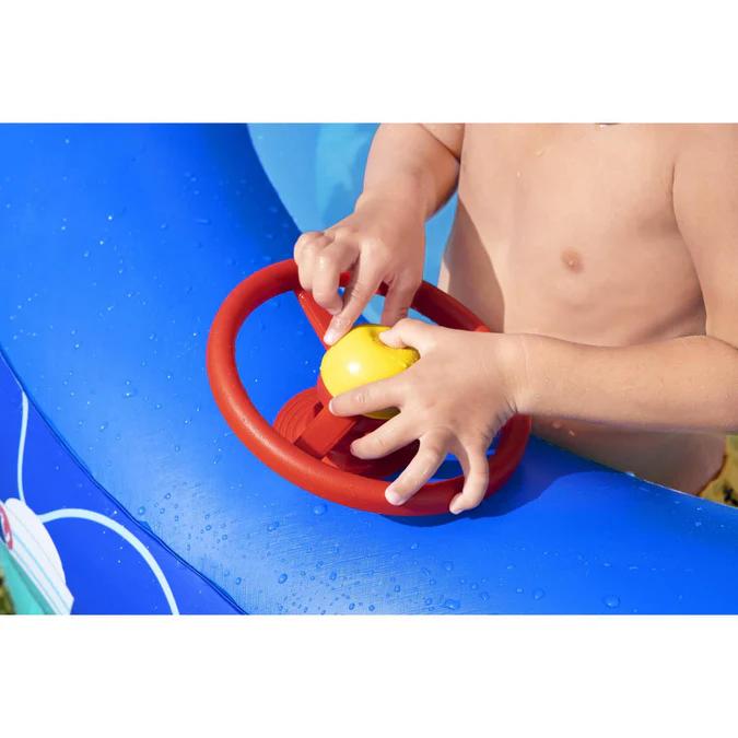 Piscina Inflable Con Toldo Desmontable 213x155x132cm -