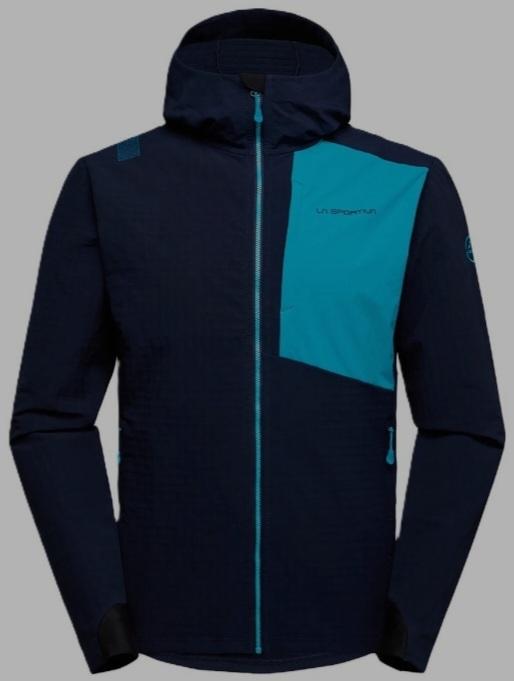 Descender Storm Jkt Hombre - Color: Deep Sea/ Tropic Blue