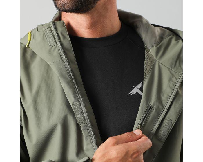 Miniatura Chaqueta Hombre Impermeable Andesgear Pumalin - Color: Verde