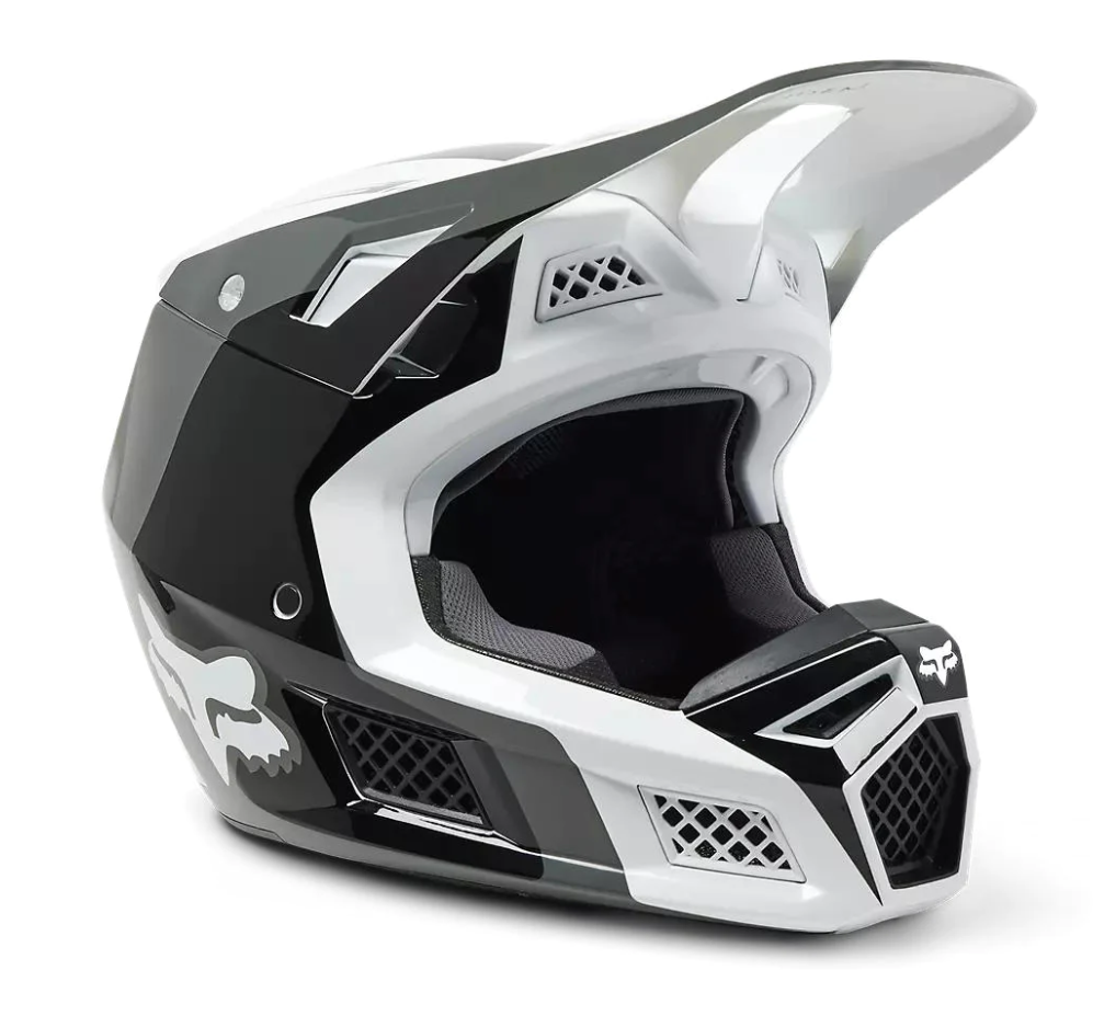 Miniatura Casco Moto V3 RS Efekt  - Color: Negro-Blanco