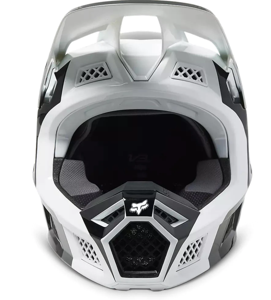 Miniatura Casco Moto V3 RS Efekt  - Color: Negro-Blanco