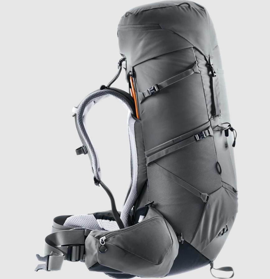 Miniatura Mochila Aircontact Core 55 + 10 Sl Graphite - Color: Negro