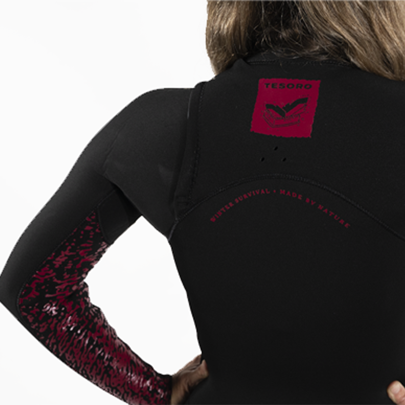 Miniatura Wetsuits Tesoro 43MM 2023 - Color: Black Burgondy