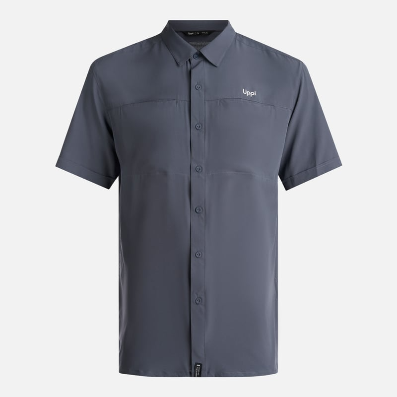 Camisa Hombre Wallace Short Sleeve Q-dry Shirt - Color: Azul Noche