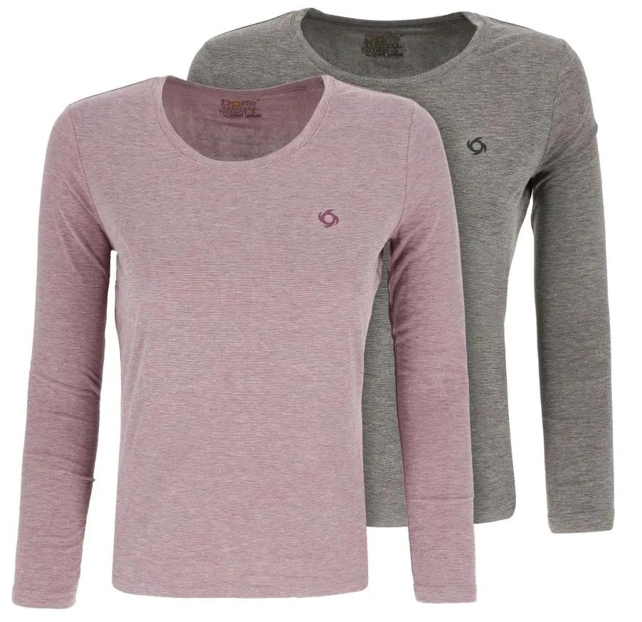 Miniatura 1ra Capa Camiseta Pack Thermoactive Women - Color: Purpura