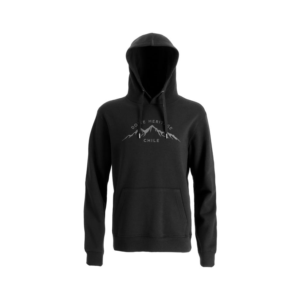 Poleron Hobby Print Hombre Negro - Color: Negro