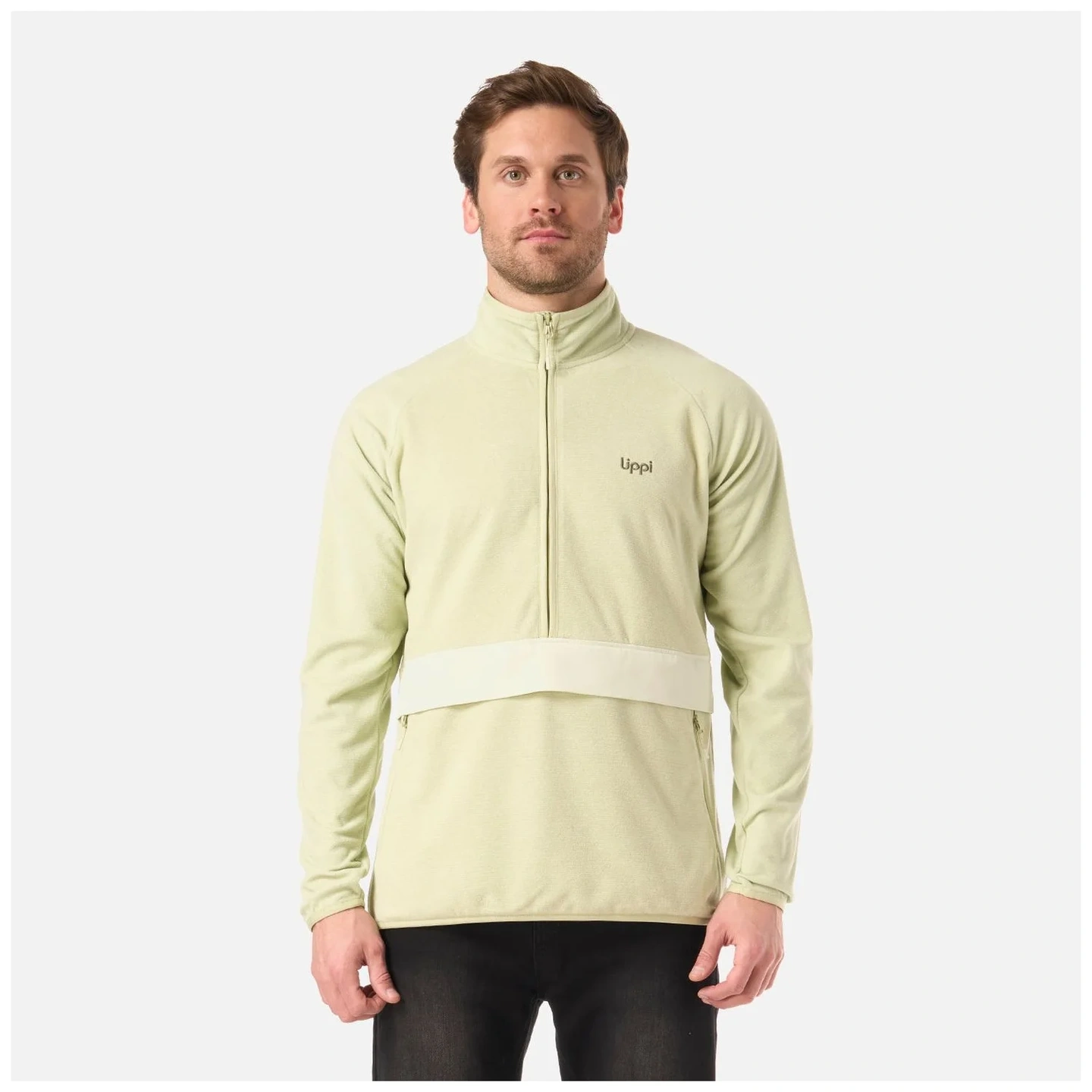 Polar Hombre Fireplace 1/4 Zip Sweatshirt Verde
