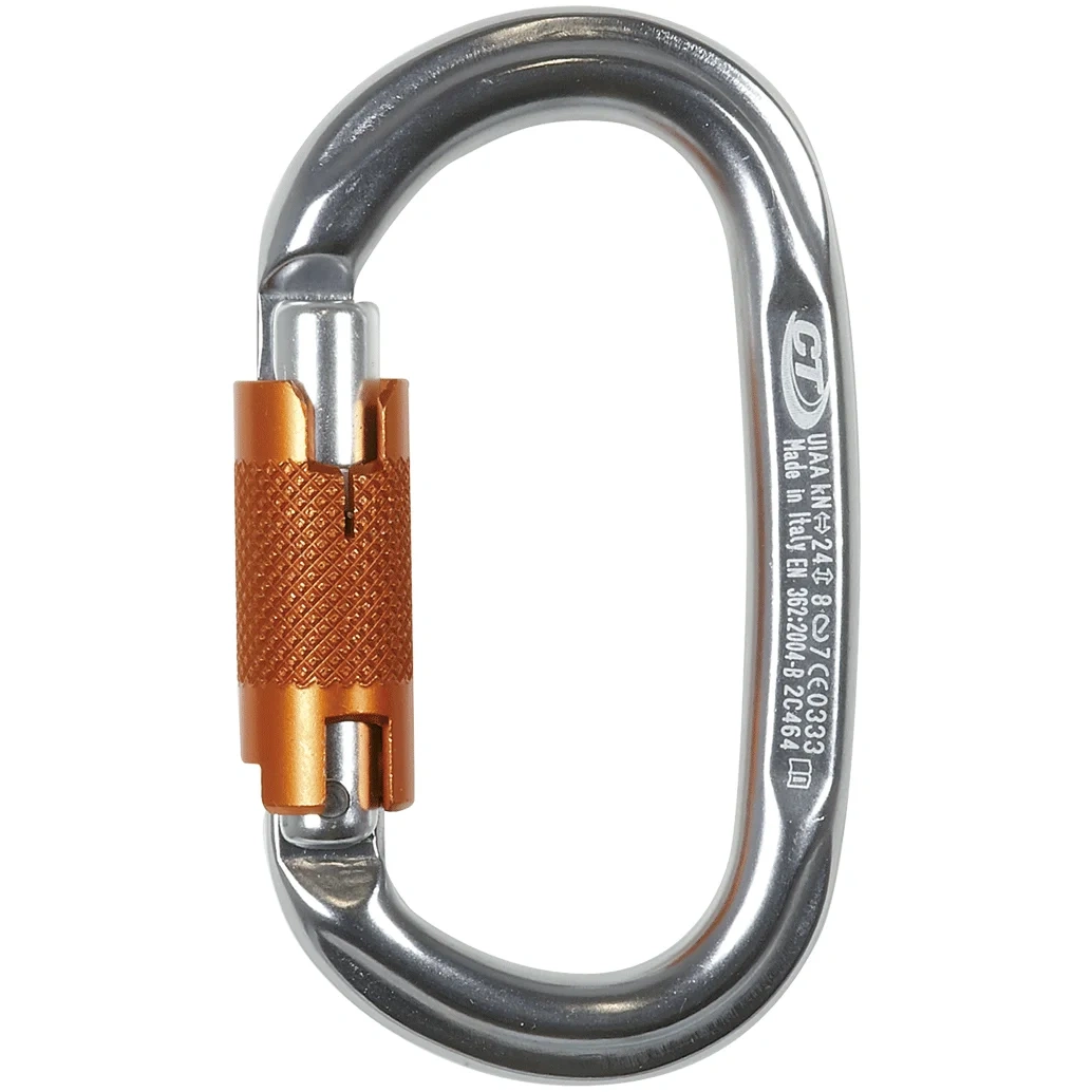 Mosquetón Aluminio Oval 2 Tiempos 24kN Pillar Wg