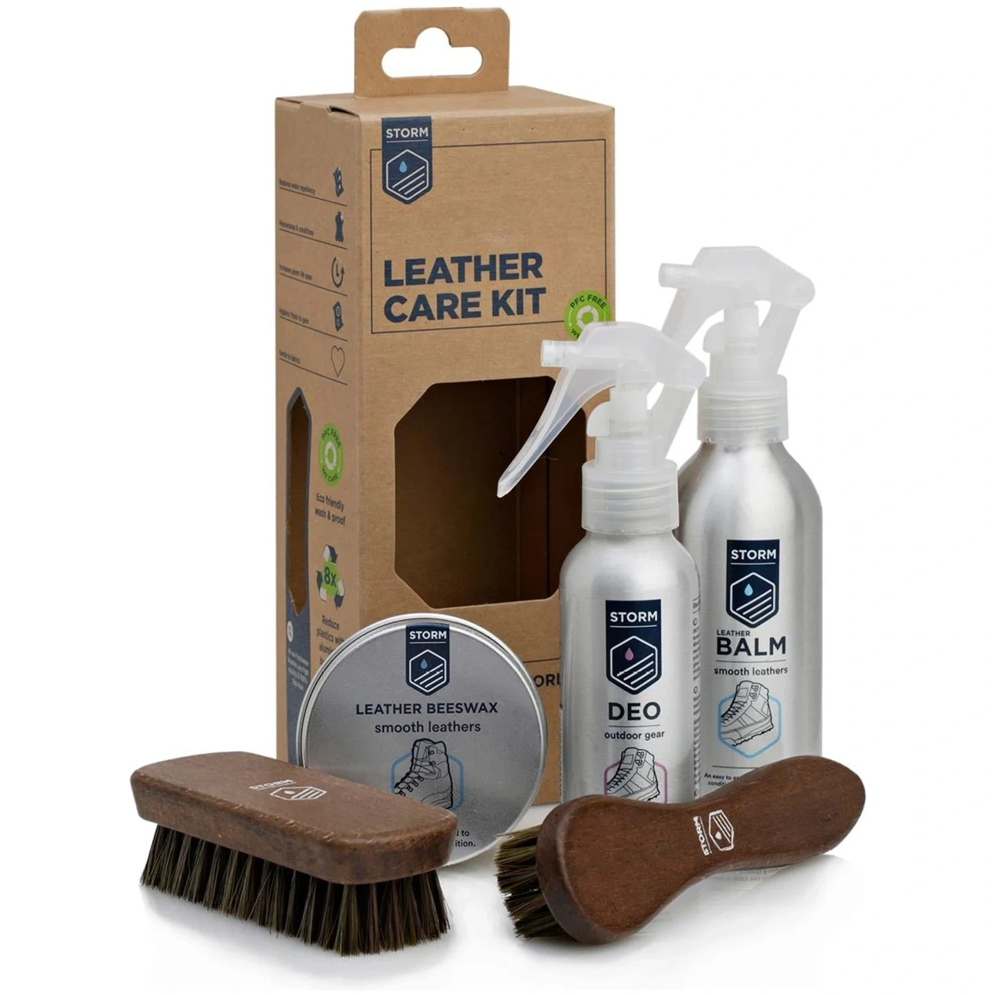 Kit Cuidado de Calzado de Cuero