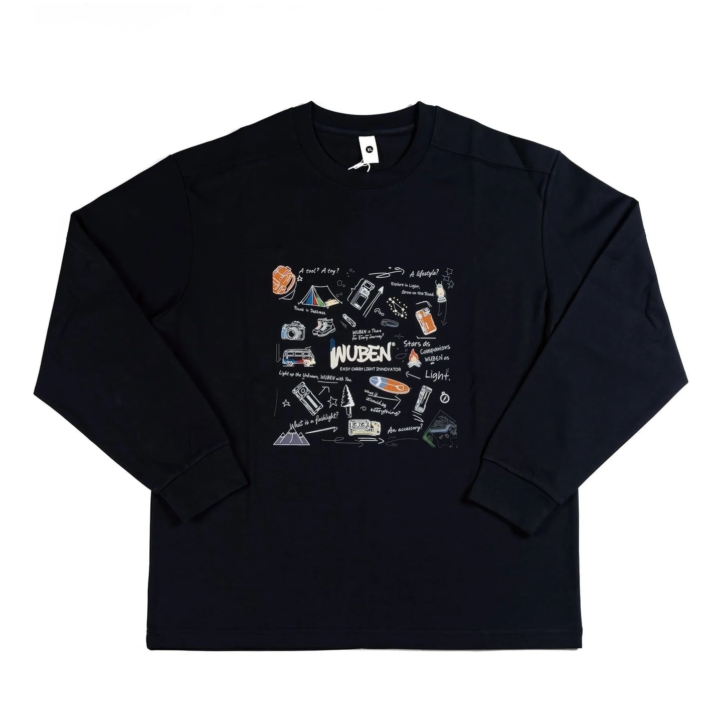 Polera Manga Larga De Algodón