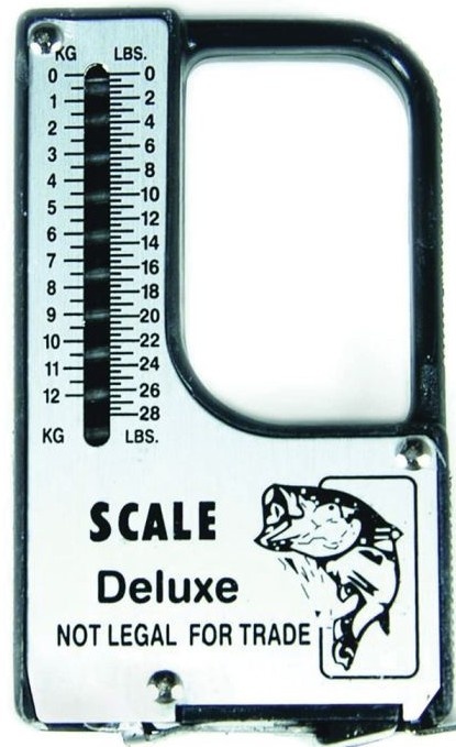 Balanza De Pesca Portátil 12,7 Kg Con Cinta Métrica 96,5 Cm