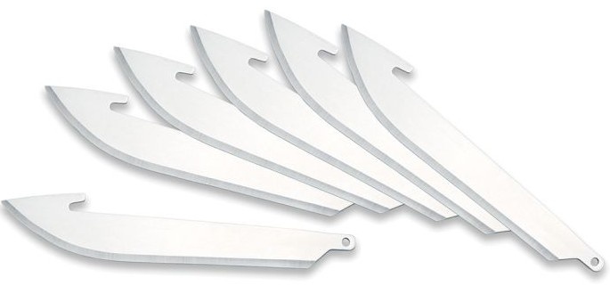 Set De 6 Hojas De Repuesto 3" Drop Point Replacement Para Cuchillos