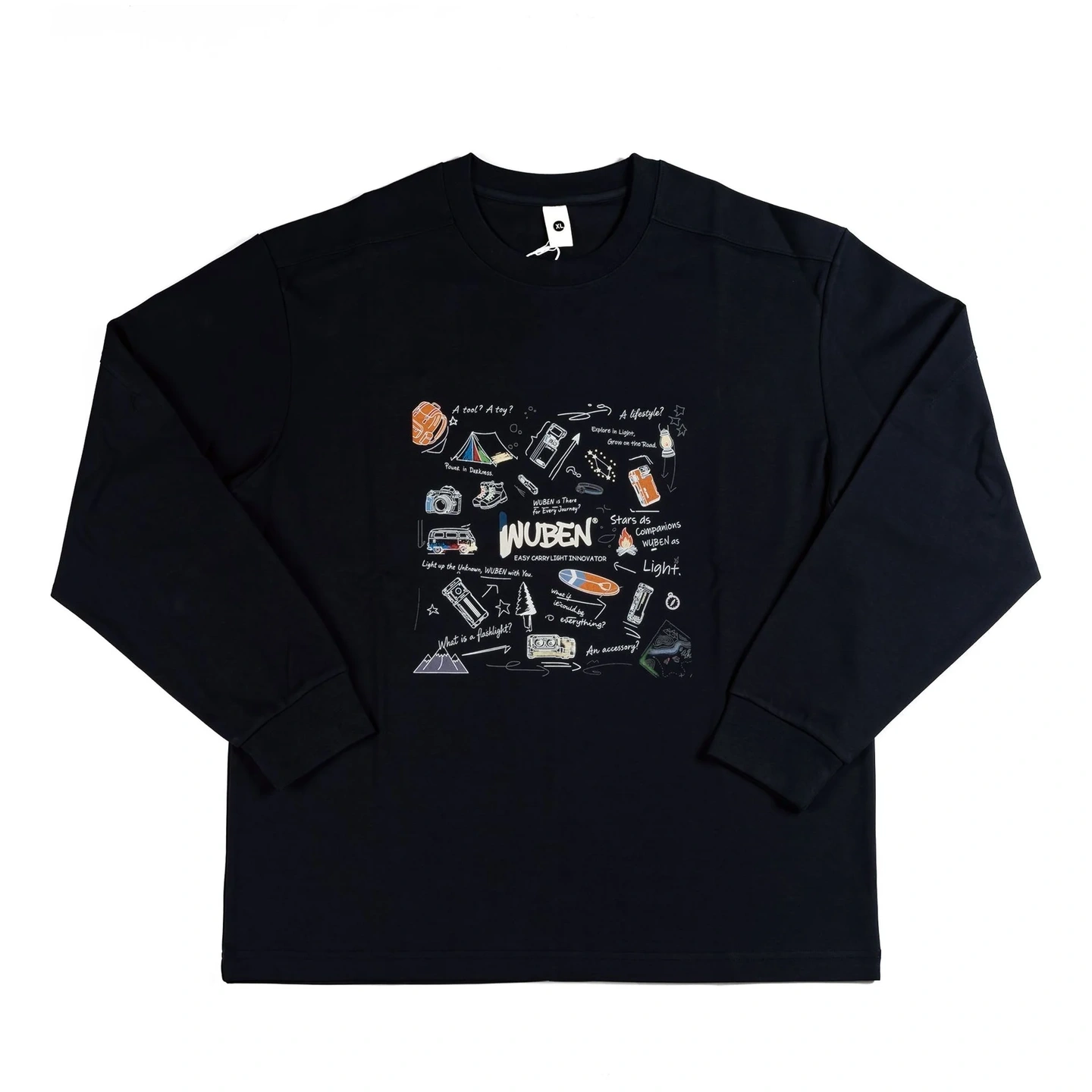 Polera Manga Larga De Algodón