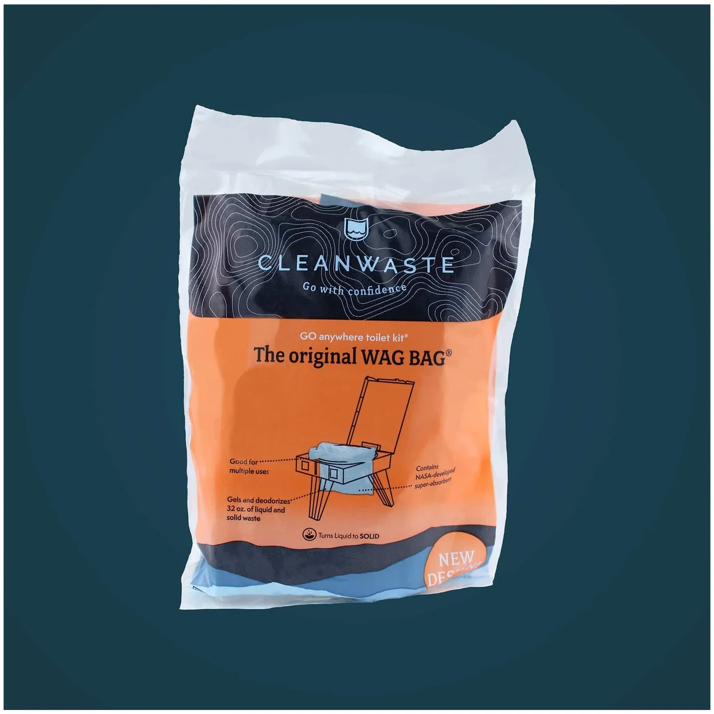 Kit Sanitario Portátil Original Wag Bag