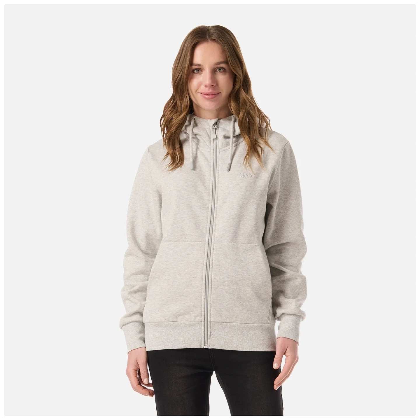 Polerón Mujer Ulmo Light Full Zip Hoody Sweatshirt Gris