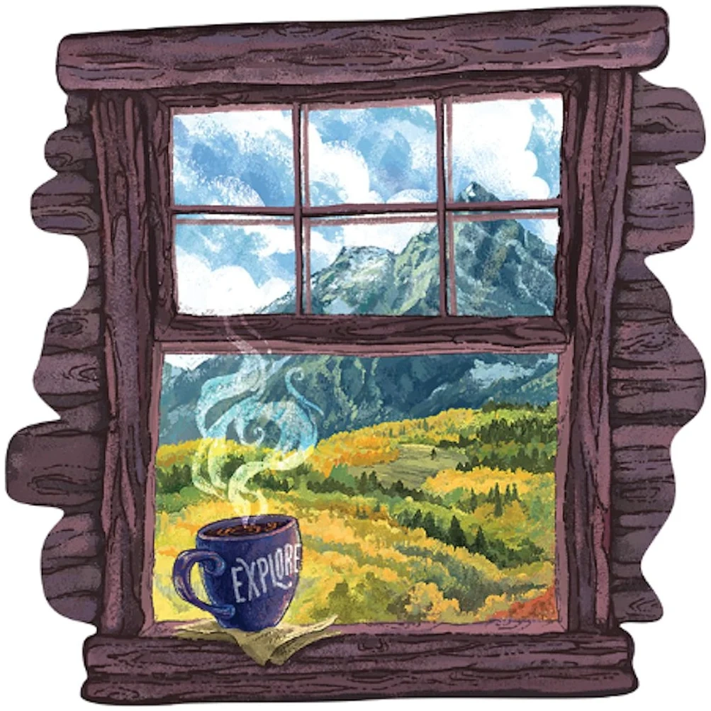 Calcomanía Ventana al Bosque