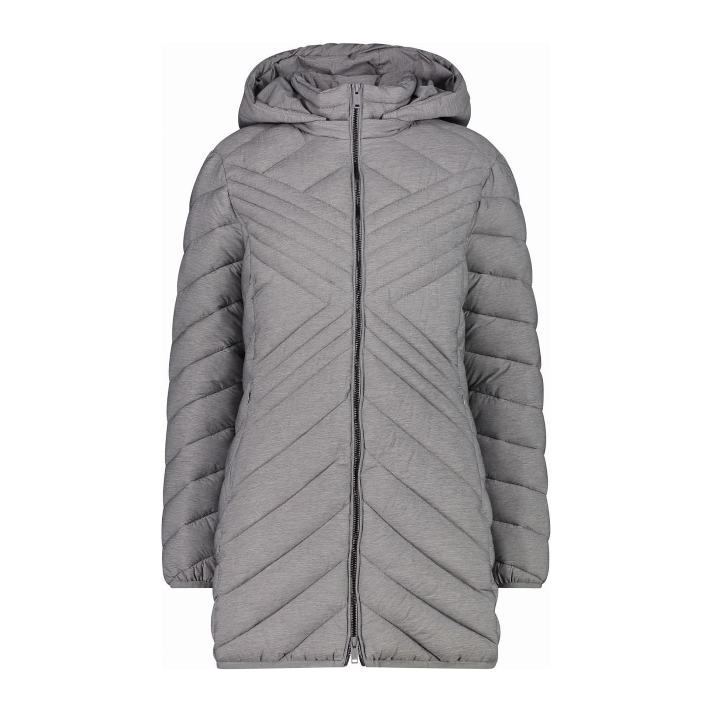 Chaqueta Sintética Parka Mujer Snaps Hood