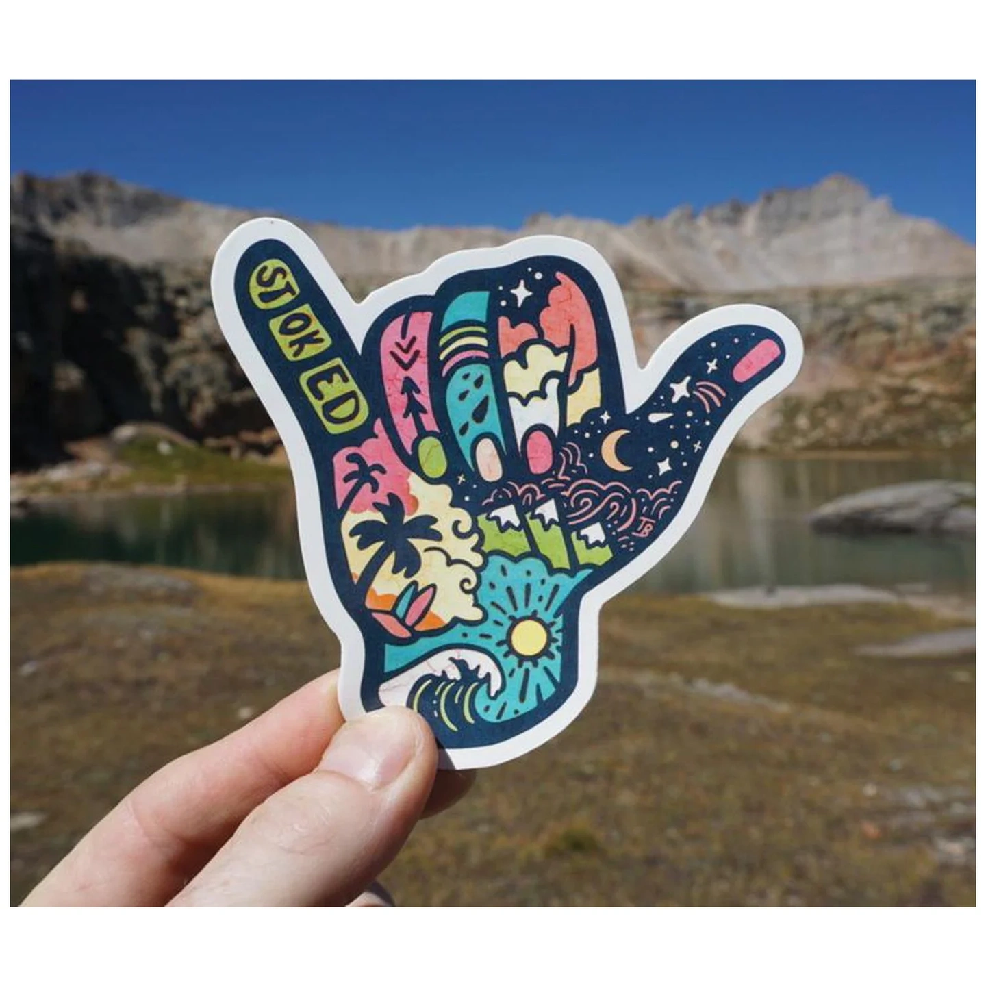 Calcomanía Stoked