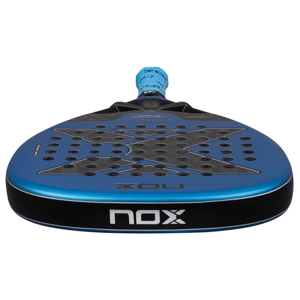 Miniatura Pala de Padel EA10 Ventus Attack 12K Xtreme by Edu Alonso 2026 + Tarro de pelotas +Overgrip + Protector -