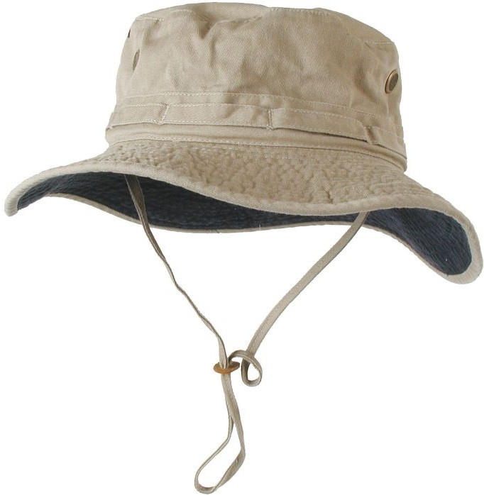 Sombrero Boonie Hat Con Cordón Ajustable y Ala Ancha