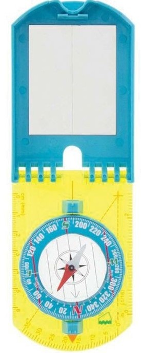 Brújula De Navegación Hi-Vis Plegable Con Espejo