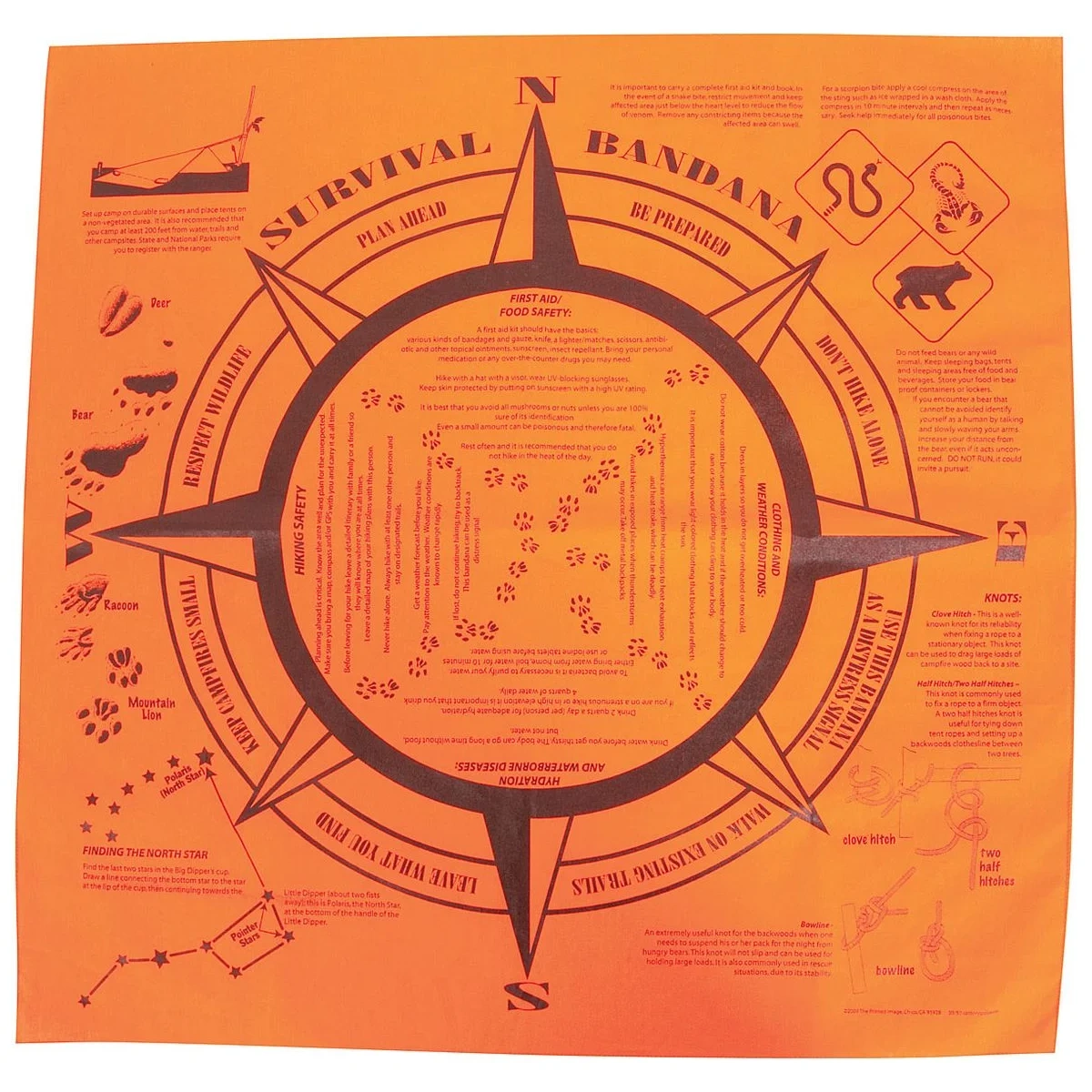 Bandana Ilustrada 55 x 55 CM