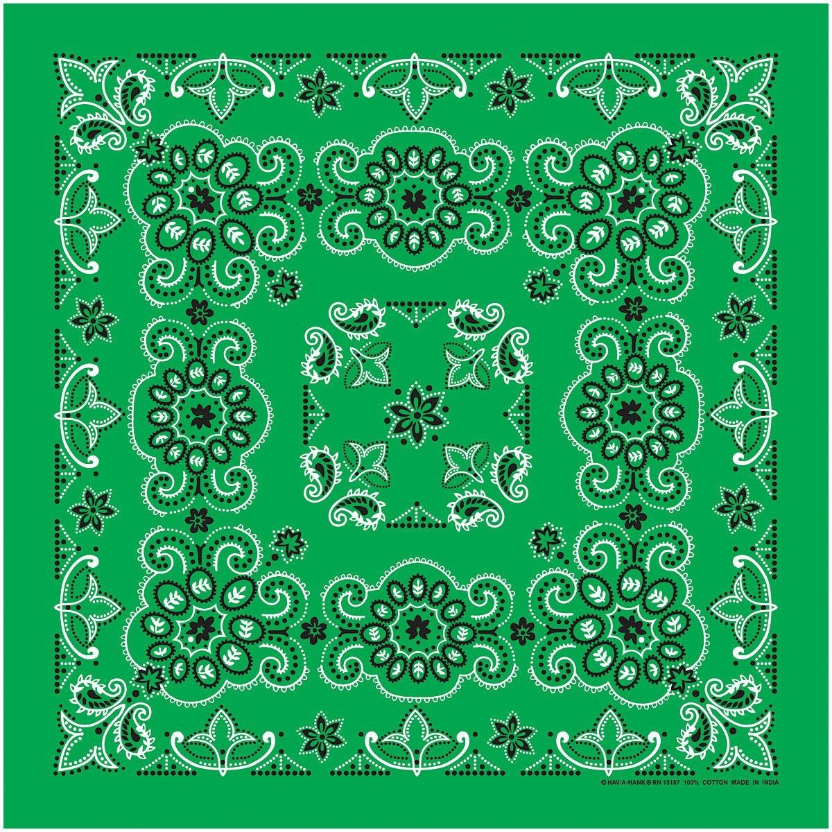 Miniatura Bandana Texas Paisley - Color: KELLEY