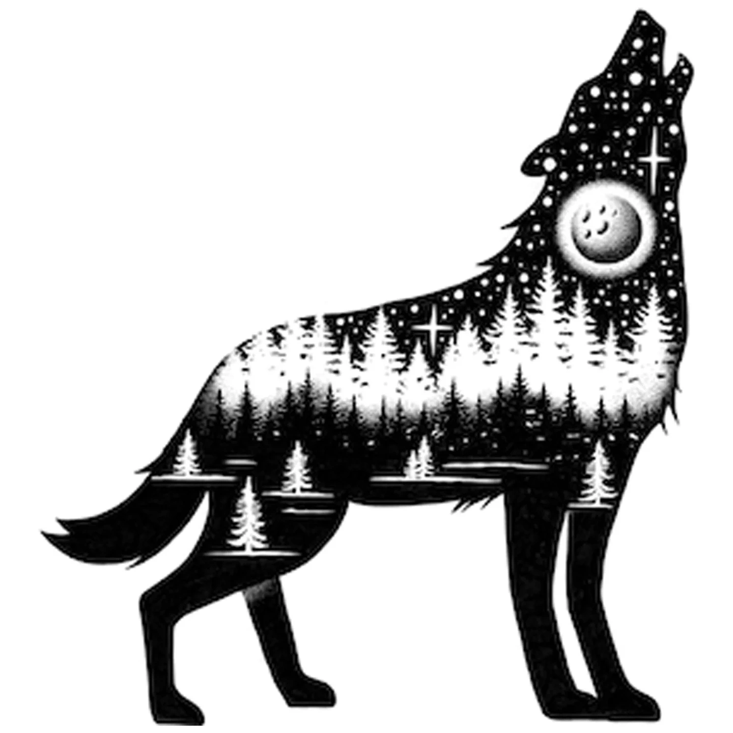 Calcomanía El Lobo