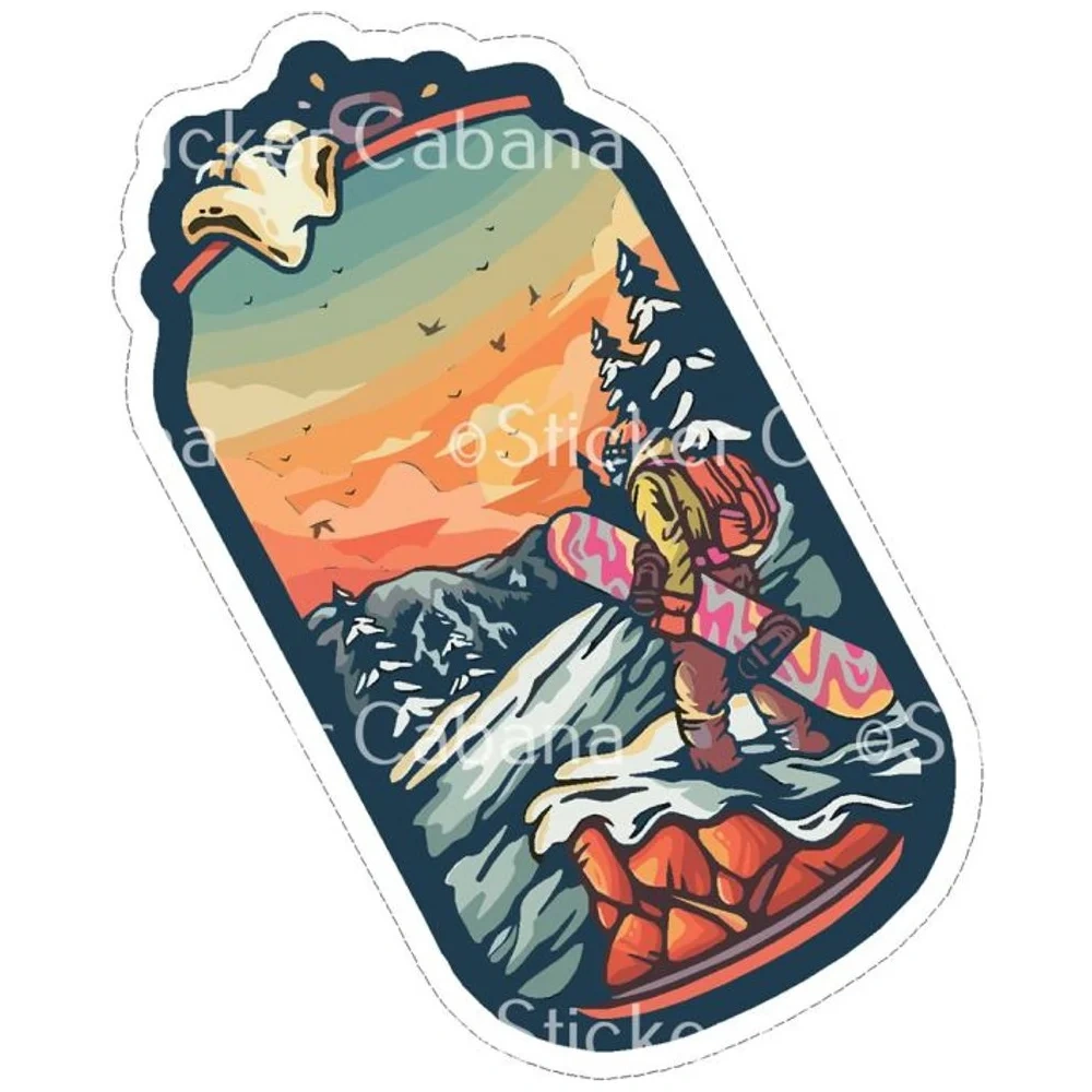 Adhesivo Sticker Cabana