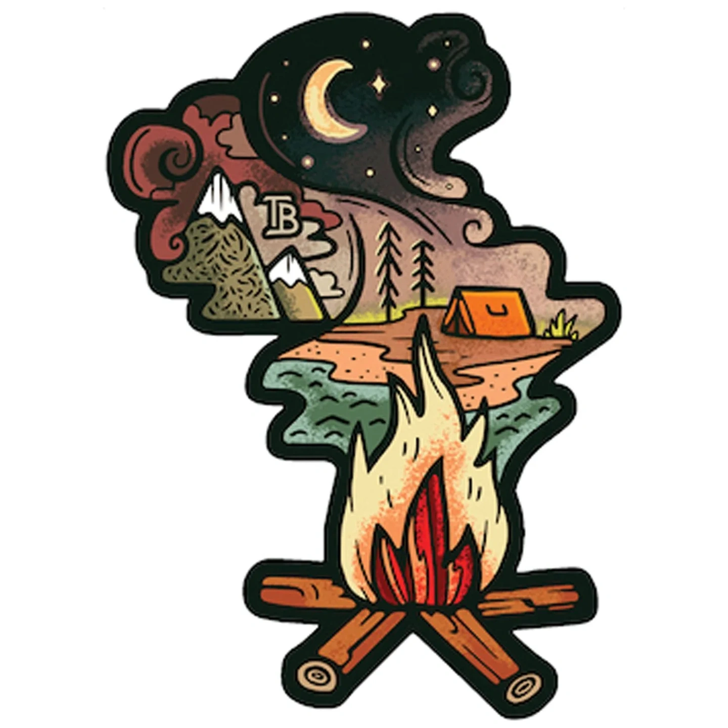 Calcomanía Campfire Dreaming
