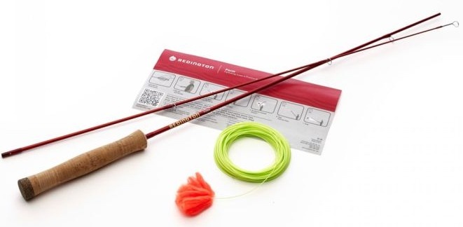 Caña De Práctica Pesca Con Mosca Form Game Rod With Line, Lava