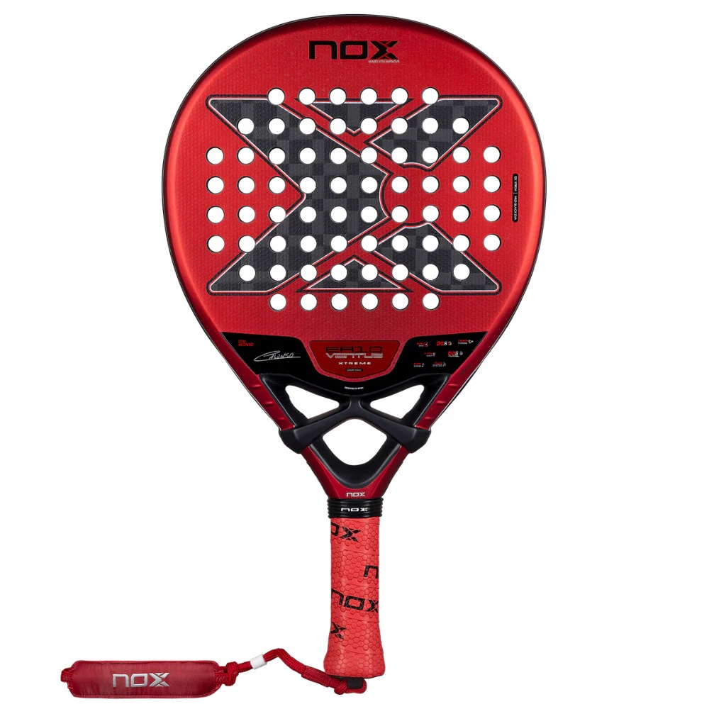 Miniatura Pala de Padel EA10 Ventus Hybrid 12K XTREM 2026 + Tarro de pelotas +Overgrip + Protector -