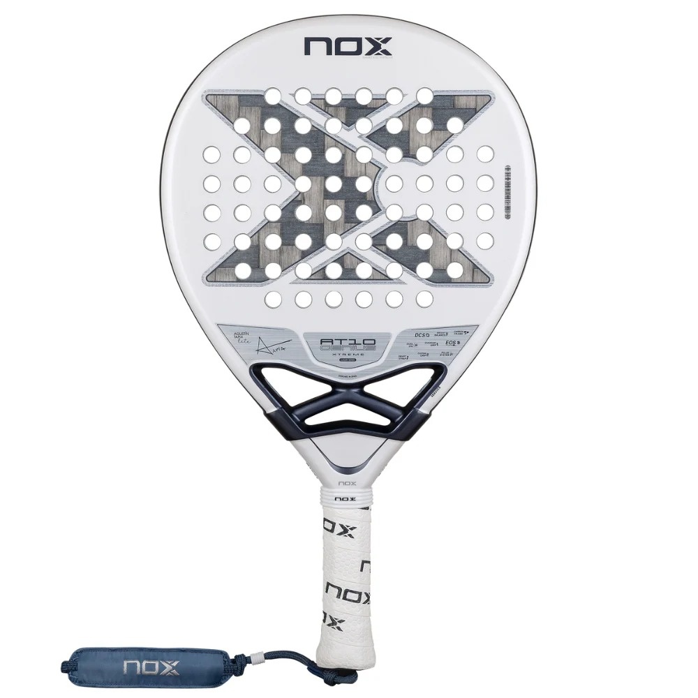 Pala de Padel AT10 Genius 12K Alum XTREM Lite 2026 + Tarro de pelotas +Overgrip + Protector