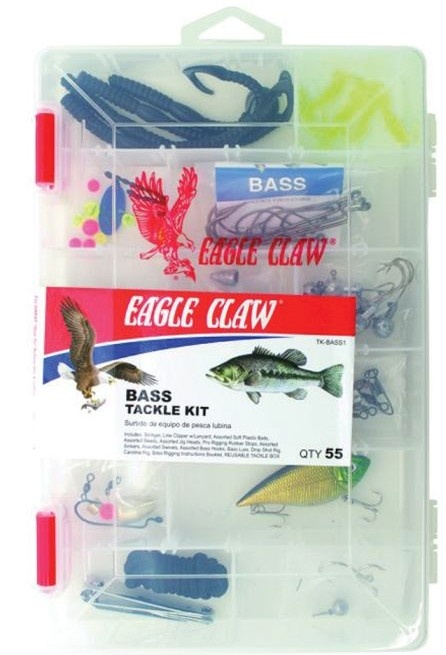 Kit De Pesca Black Bass Tackle Con 64 Piezas