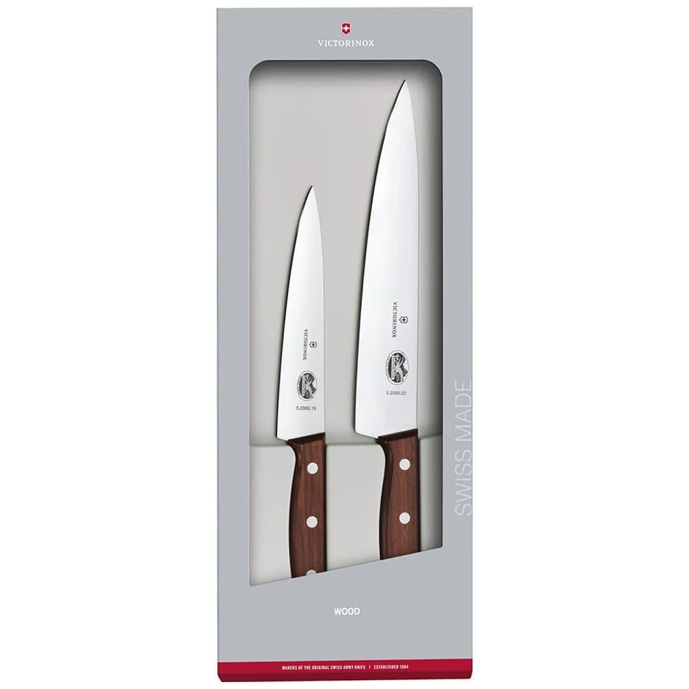 Set Para Trinchar Wood 2 Piezas