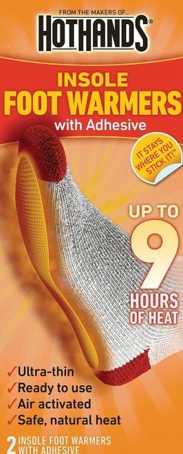 Par De Plantillas Térmicas Desechables Toasti-Toes Hasta 9 Horas De Calor