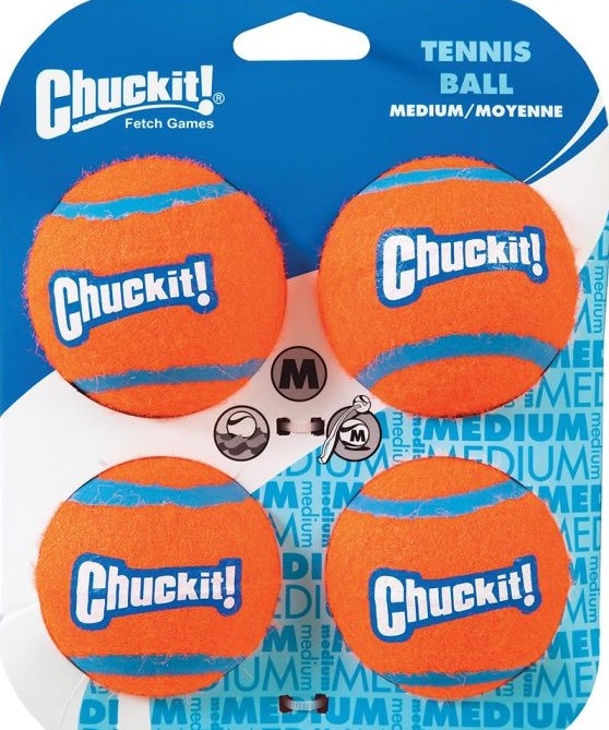 Pack 4 Pelotas De Tenis Para Perros Y Juegos De Fetch