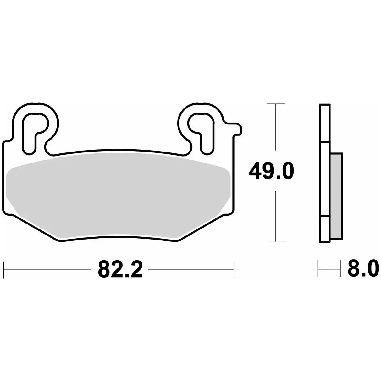 Pastillas de Freno Delanteras para Moto 1004HS