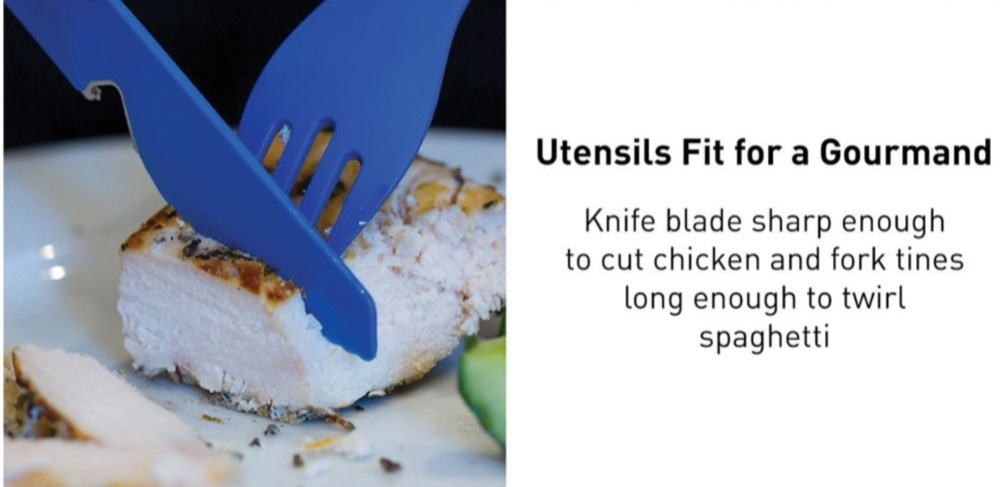 Miniatura Cuchillo, Tenedor y Cuchara Gobites Bio K/F/S Set  -