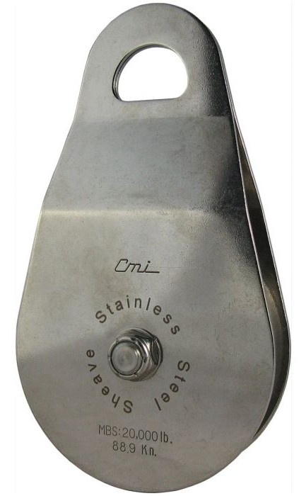 Polea 4" Steel Sheave, Bearing
