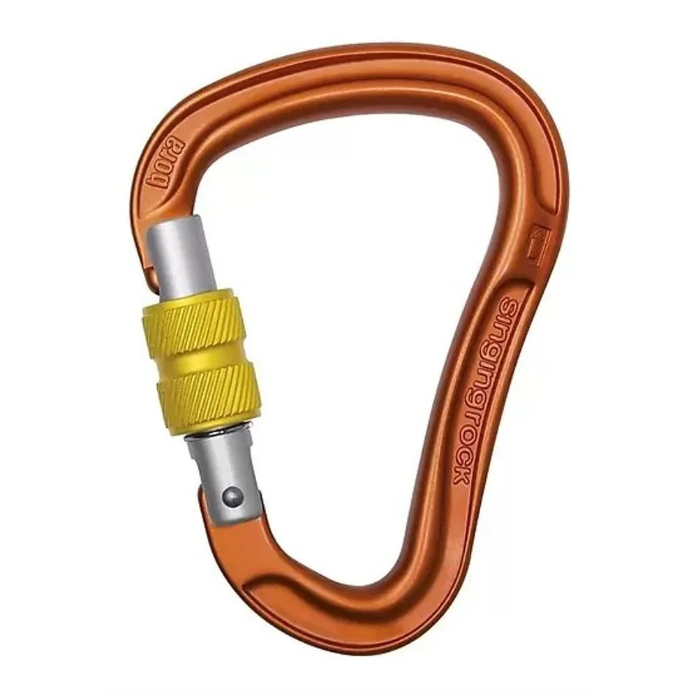 Mosquetón Oval Aluminio Rosca 23 KN Bora