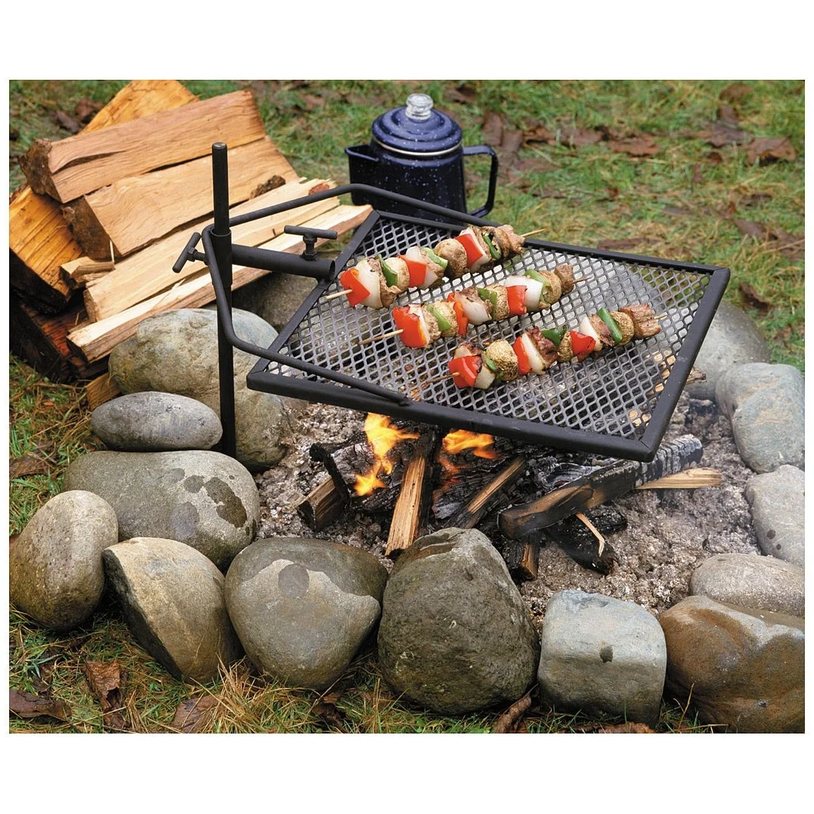 Parrilla Regulable para Fogata