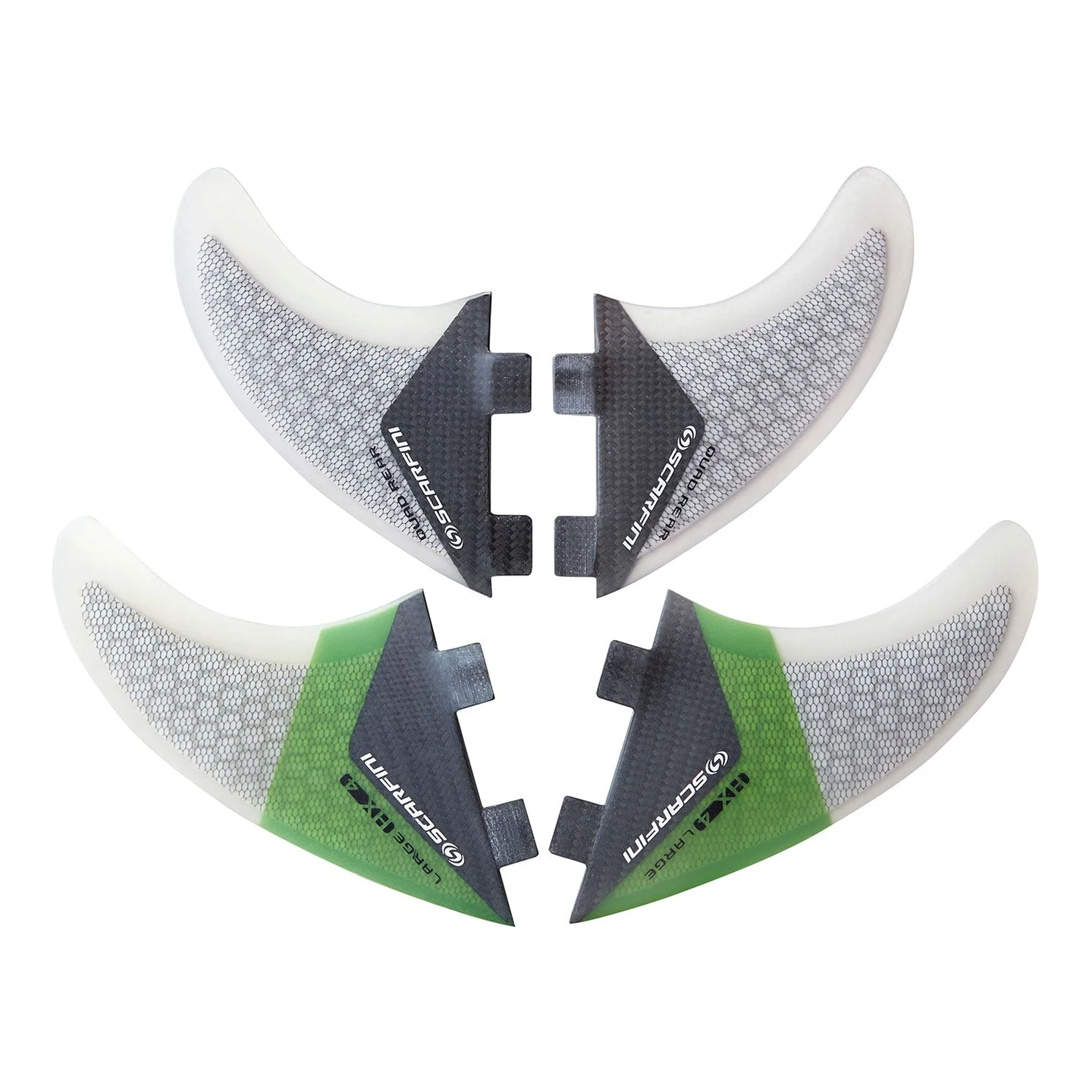 Quillas Hx4 Quad Carbon Base Set Dual Tab