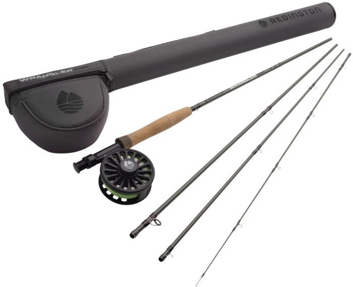 Combo Caña Y Carrete De Pesca Con Mosca Wrangler Kit 