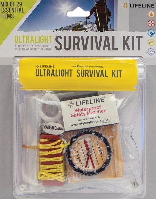 Kit De Supervivencia Ultraligero- 29 Piezas