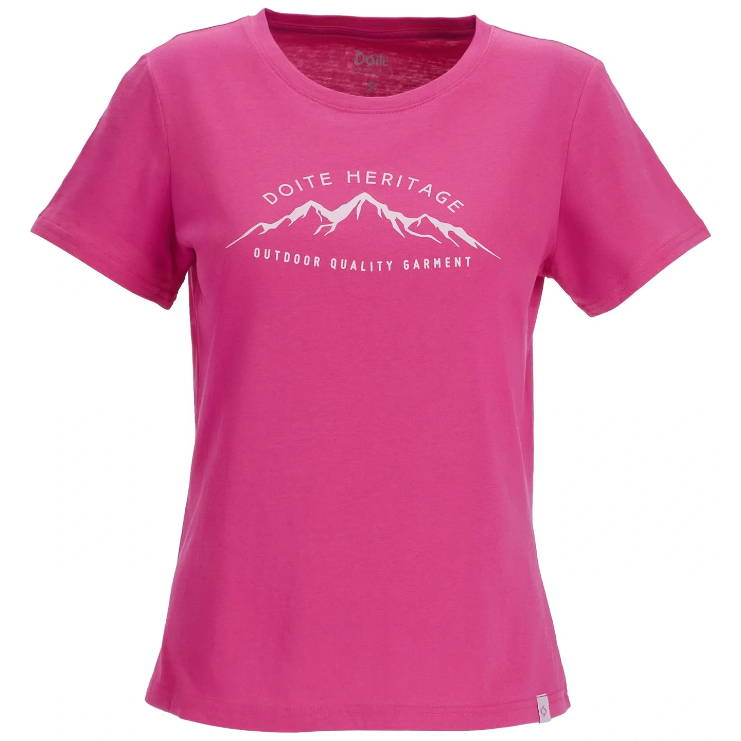 Polera Manga Corta Mountain Logo Mujer