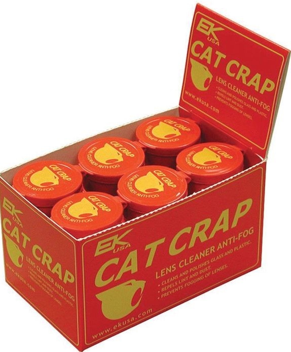 Caja Exhibidora 24 Unidades Limpiador Antiempañante Para Lentes Cat Crap Litter Box