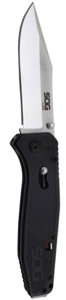 Miniatura Cuchillo Flare Satin Straight - Clam Pack -